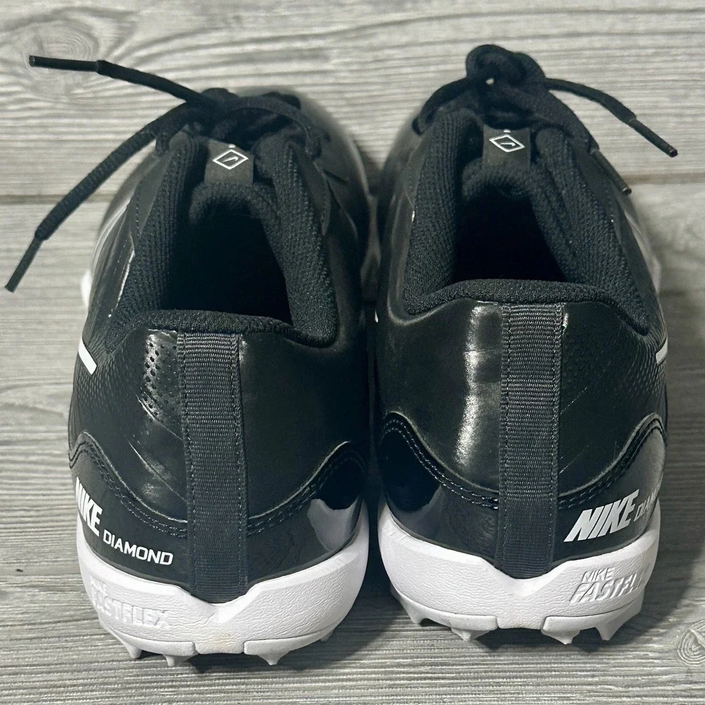 Nike Diamond Alpha Huarache NXT‎ Men 14 Black White Low Top Fastflex DJ6524-001